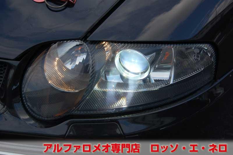 アルファロメオ147GTA　3.2V6セレスピード　ブラック・社外マフラー　ローダウン・18ＡＷ　タイベル一式交換済み