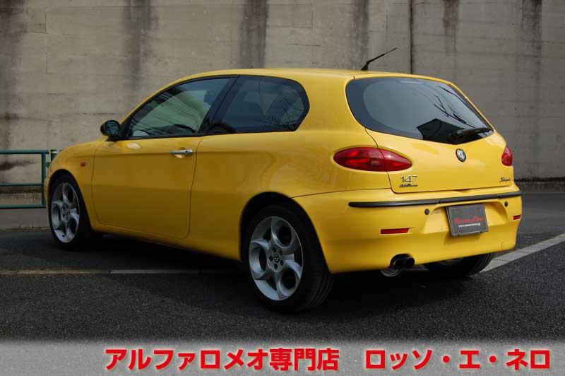 【新入荷】　アルファロメオ147　ツインスパークセレスピード　左ハンドル・ジアラ　サンルーフ