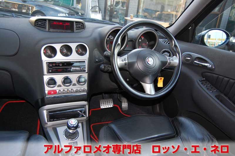 アルファ156GTAスポーツワゴン　3.2Ｖ6・セレスピード　黒・ブラックレザー　18AW・ナビ・ＴＶ