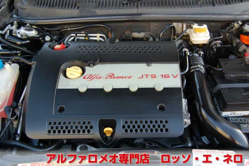 アルファロメオ156　フェイズ2・ＪＴＳセレスピード　ブラック・スポーツレザー　17ＡＷ・社外マフラー