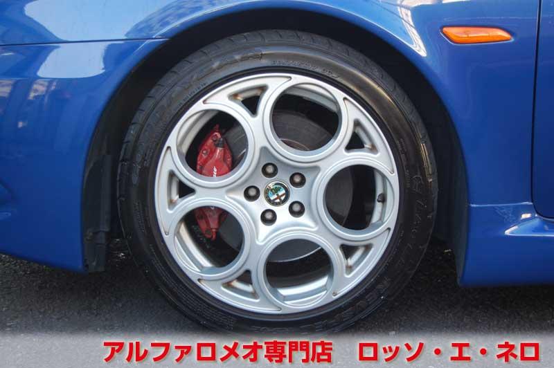 【新入荷】　アルファロメオ156ＧＴＡ　3.2Ｖ6・6ＭＴ　青・イモラレザー　タイベル一式交換済み