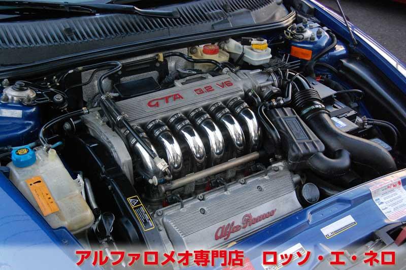 【新入荷】　アルファロメオ156ＧＴＡ　3.2Ｖ6・6ＭＴ　青・イモラレザー　タイベル一式交換済み