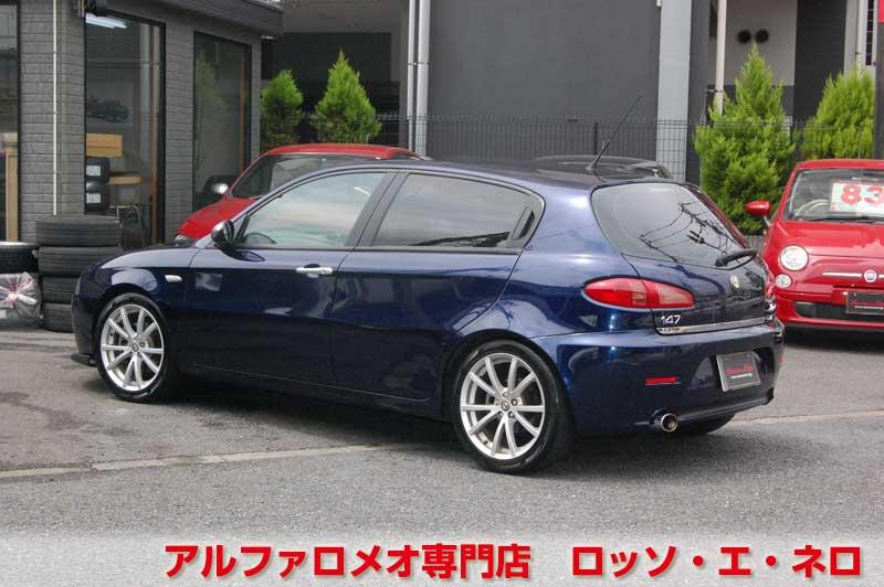 【新入荷】　アルファロメオ147後期　ツインスパークセレスピード　ローダウン・マフラー　タイベル一式交換済み