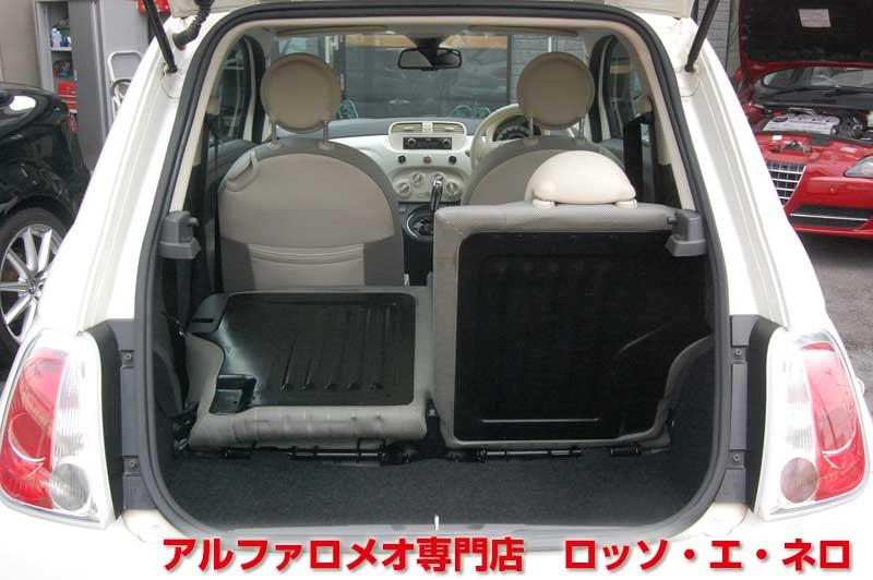 フィアット500　1.2・8Ｖ・ラウンジ　白・ＡＴ