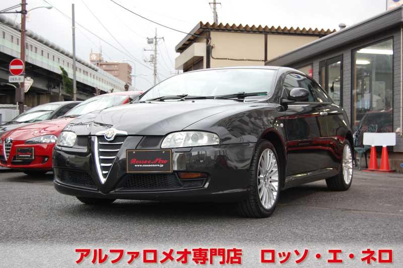 アルファロメオＧＴ　2.0ＪＴＳセレスピード　エクスクルーシブ・ブラック　赤レザーシート