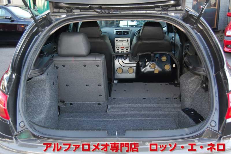 アルファロメオ147　ツインスパークセレスピード　ブラック・スポーツレザー　タイミングベルト＆　ウオーターポンプ交換済み