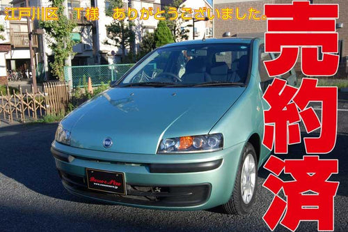 フィアット　プントＥＬＸ　グリーン　走行距離9500キロ！！