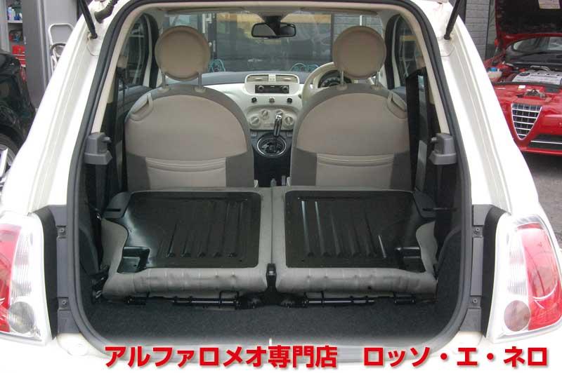 フィアット500　1.2・8Ｖ・ラウンジ　白・ＡＴ