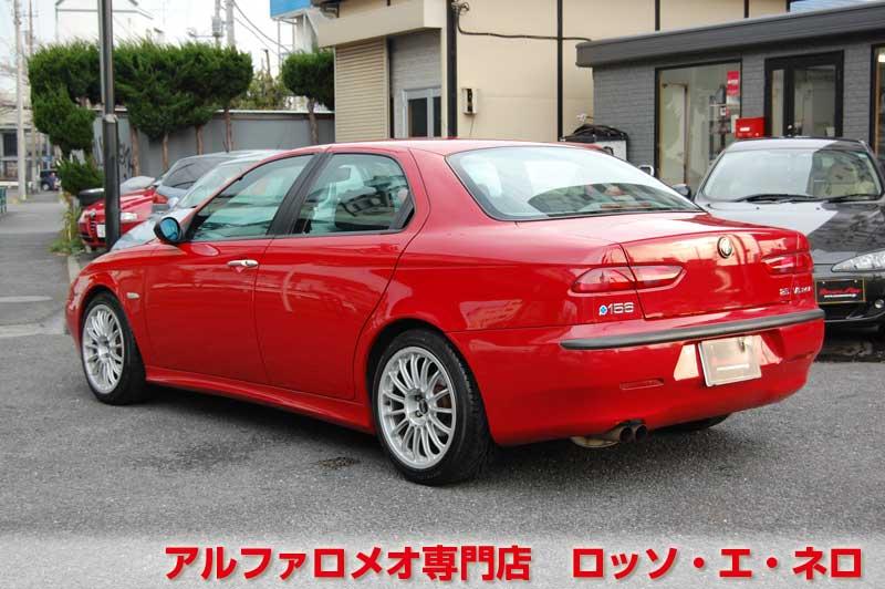 アルファロメオ156　2.5V6・6MT　アルファレッド　17AW・社外マフラー