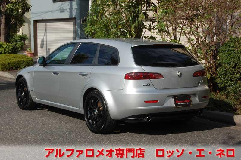 アルファロメオ159　スポーツワゴン　2.2ＪＴＳセレスピード　シルバー・ベージュ内装　19インチＡＷ・ナビ