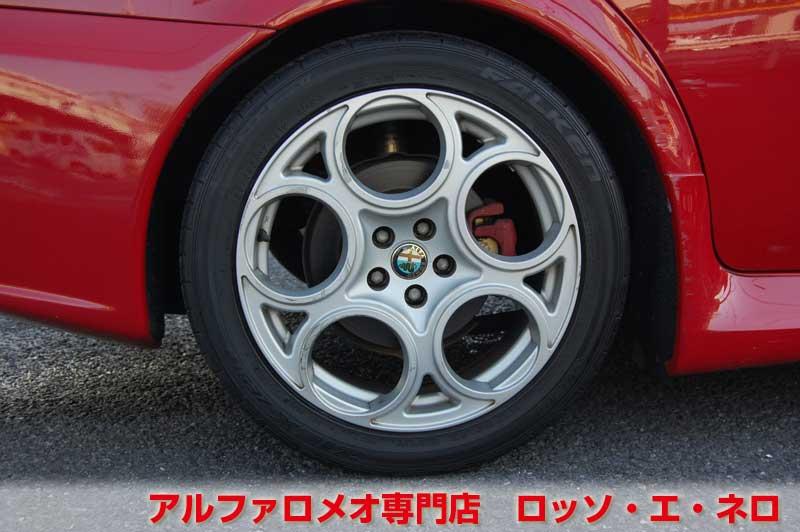 【新入荷】　アルファロメオ156ＧＴＡ　3.2Ｖ6・6ＭＴ・赤　マフラー・ローダウン　タイベル一式交換済み
