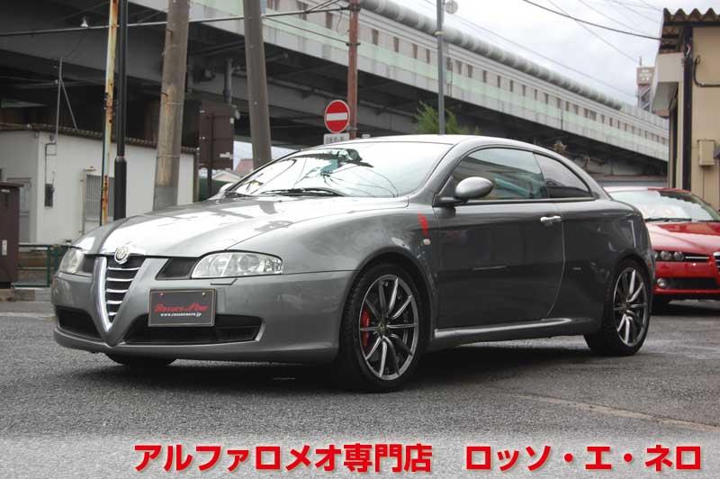 アルファロメオＧＴ　3.2Ｖ6・6ＭＴ　ローダウン・社外マフラー　社外18インチＡＷ