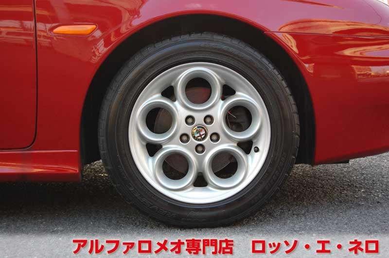 アルファロメオ156　2.5V6・6MT　アルファレッド・1オーナー　タイミングベルト＆　ウオーターポンプ交換済み