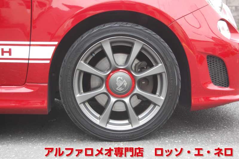 アバルト500　右ハンドル　5ＭＴ・レッド