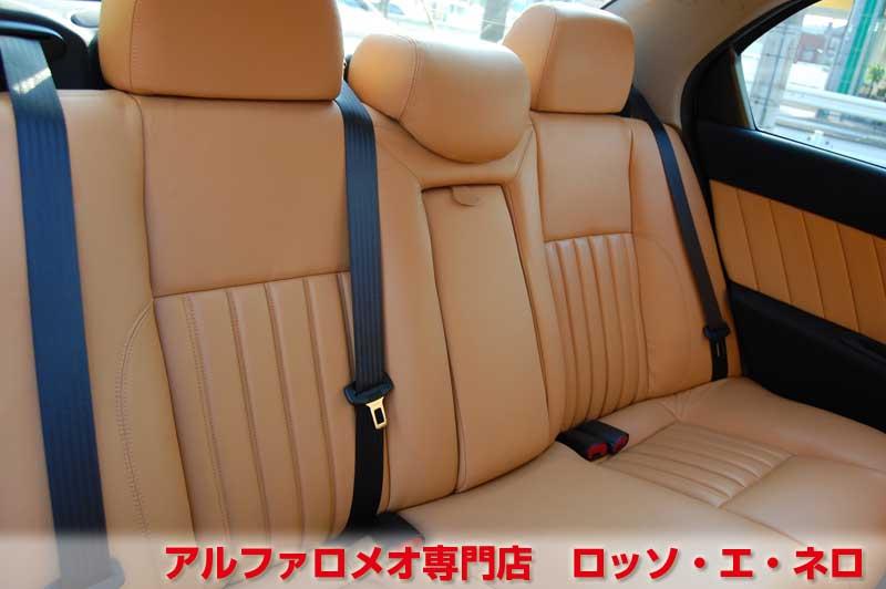 【新入荷】　アルファロメオ156　2.5Ｖ6Ｑシステム　フェイズ３（後期型）　ハラマブラック・タンレザー　ワンオーナー