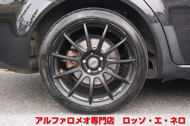 アルファロメオ159　2.2ＪＴＳ・6ＭＴ　ブラック・ベージュ内装　社外18インチＡＷ