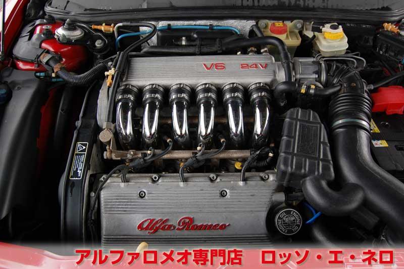 アルファロメオ156　2.5V6・6MT　アルファレッド・黒レザー　タイミングベルト&　ウォーターポンプ交換済み