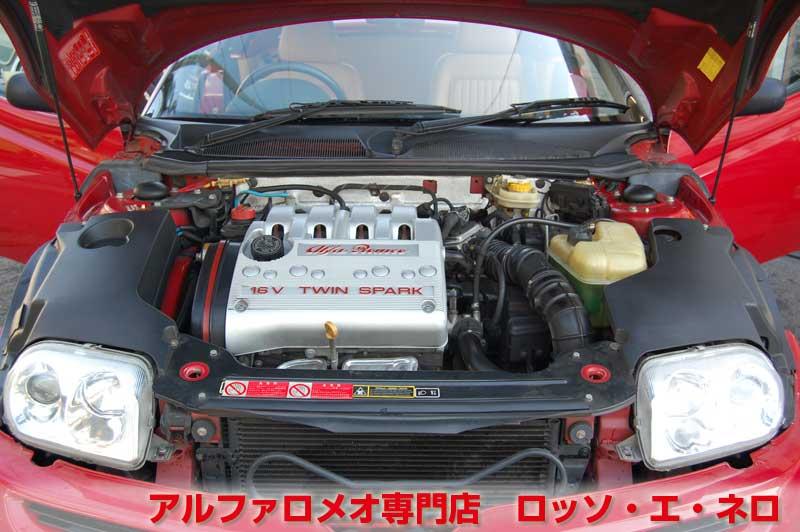 【新入荷】　アルファスパイダー　ツインスパーク・5MT　アルファレッド　タンレザー