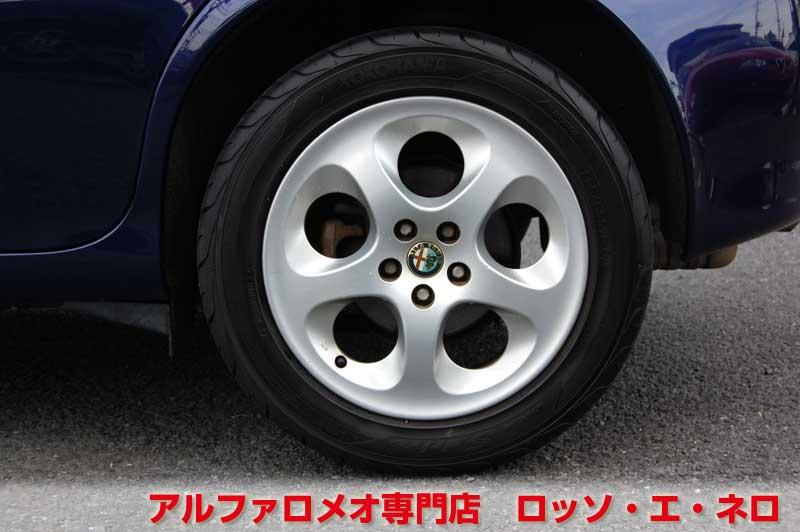 アルファロメオ147　ツインスパークセレスピード　5ドア・ブルー・タンレザー　タイミングベルト＆　ウオーターポンプ交換済