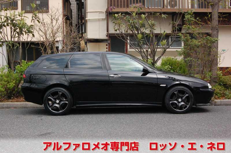 アルファロメオ156　スポーツワゴン　2.5Ｖ6Ｑシステム　フェイズ２・黒