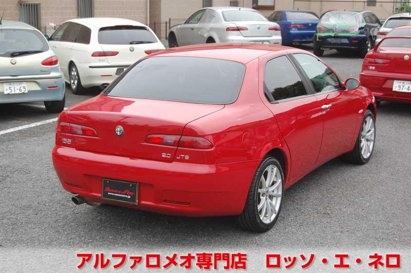 【新入荷】　アルファロメオ156　後期・2.0JTS・5MT　赤・29000キロ