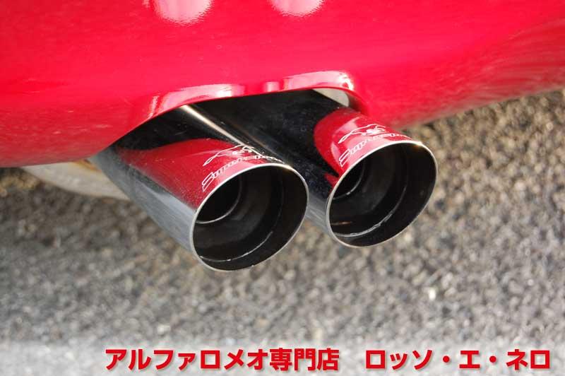 【新入荷】　アルファロメオ156　ツインスパークセレスピード　左ハンドル・アルファレッド　ローダウン・１７インチＡＷ　社外マフラー