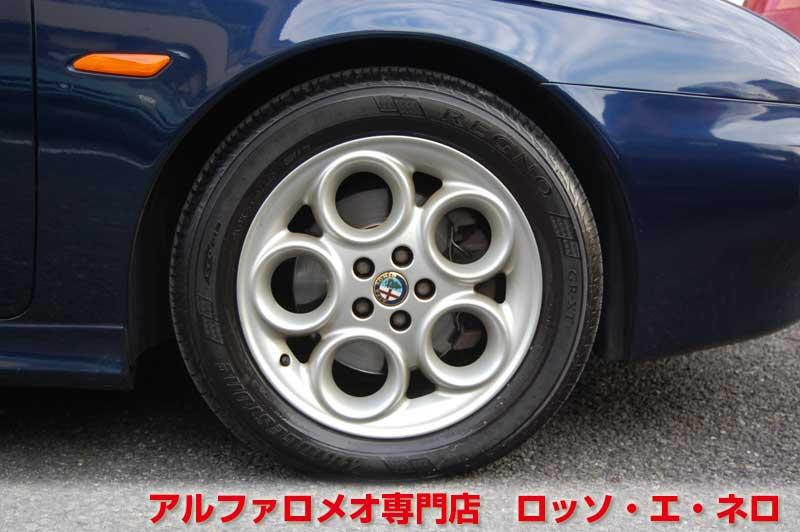 【1/21まで】　アルファロメオ156SW　2.5V6Qシステム　ブルー・タンレザー