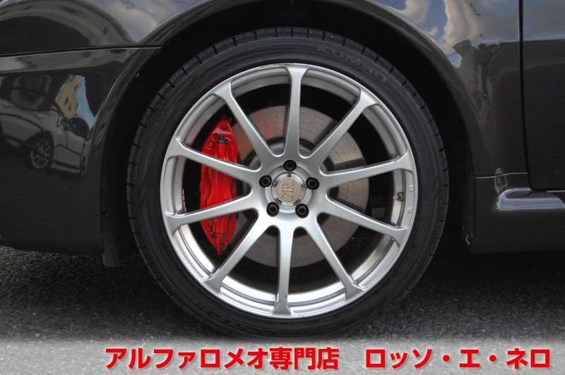アルファロメオ147GTA　3.2V6セレスピード　ブラック・社外マフラー　ローダウン・18ＡＷ　タイベル一式交換済み