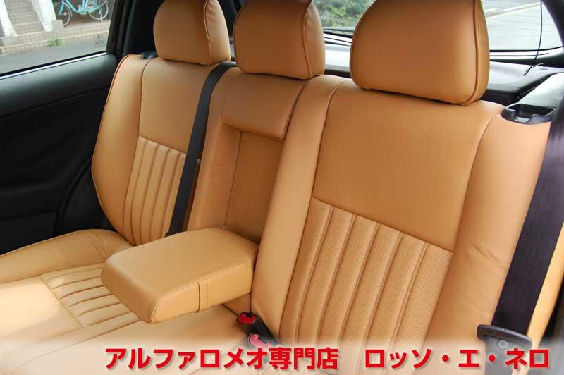 アルファロメオ147　ツインスパークセレスピード　ファイアーブラック・5D　タンレザーシート