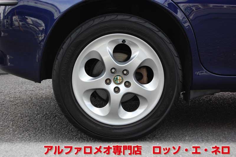 アルファロメオ147　ツインスパークセレスピード　5ドア・ブルー・タンレザー　タイミングベルト＆　ウオーターポンプ交換済