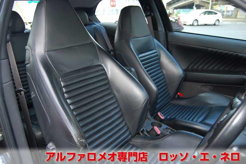 アルファロメオ147GTA　3.2V6セレスピード　ブラック・社外マフラー　ローダウン・18ＡＷ　タイベル一式交換済み