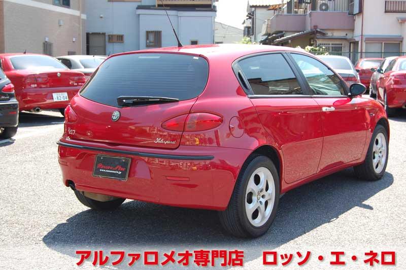 【新入荷】　アルファロメオ147　ツインスパークセレスピード　アルファレッド・５ドア　タイミングベルト＆　ウオーターポンプ交換済み
