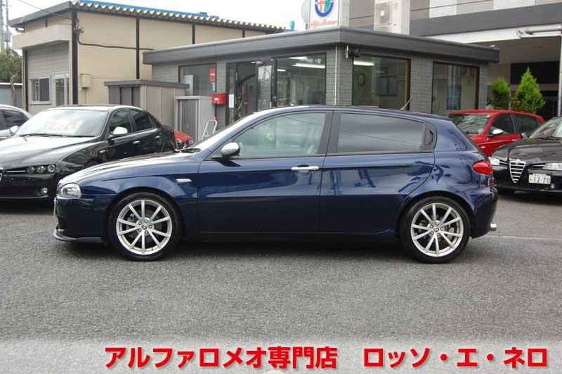 【新入荷】　アルファロメオ147後期　ツインスパークセレスピード　ローダウン・マフラー　タイベル一式交換済み