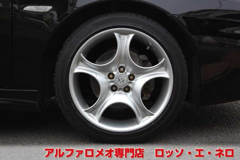 【新入荷】　アルファロメオ156SW　2.5V6Qシステム　フェイズ2・ブラック　社外17AW・マフラー