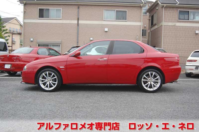 【新入荷】　アルファロメオ156　後期・2.0JTS・5MT　赤・29000キロ