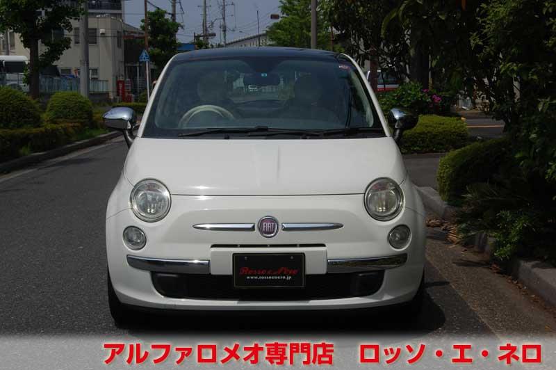 フィアット500　1.2・8Ｖ・ラウンジ　白・ＡＴ