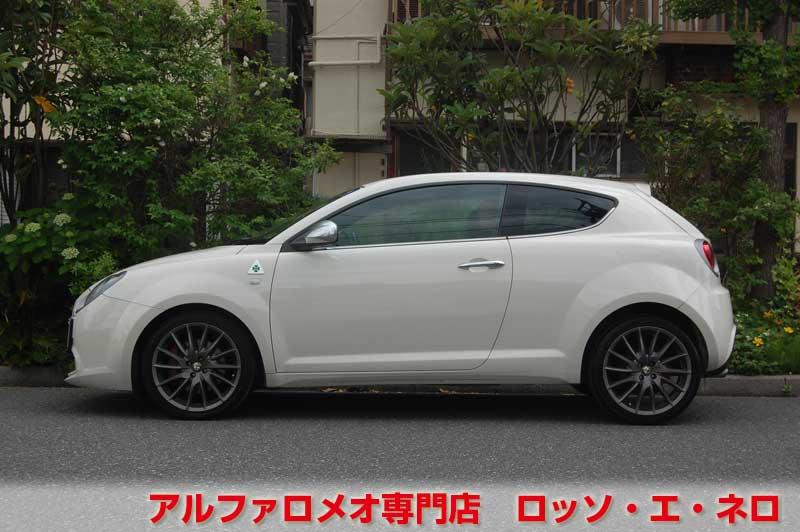 アルファロメオミト　クアドリフォリオヴェルデ　白・6MT