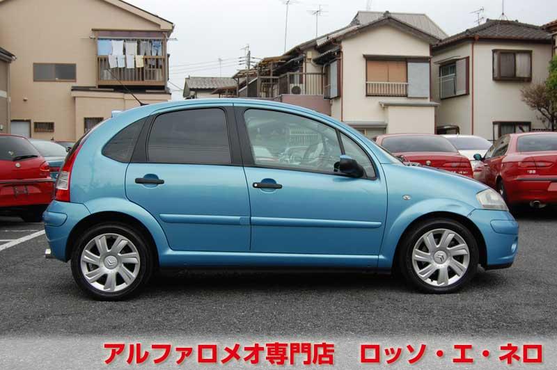 【下取車！大放出！！】　シトロエンC3　ライトブルー・社外マフラー　走行26,000キロ