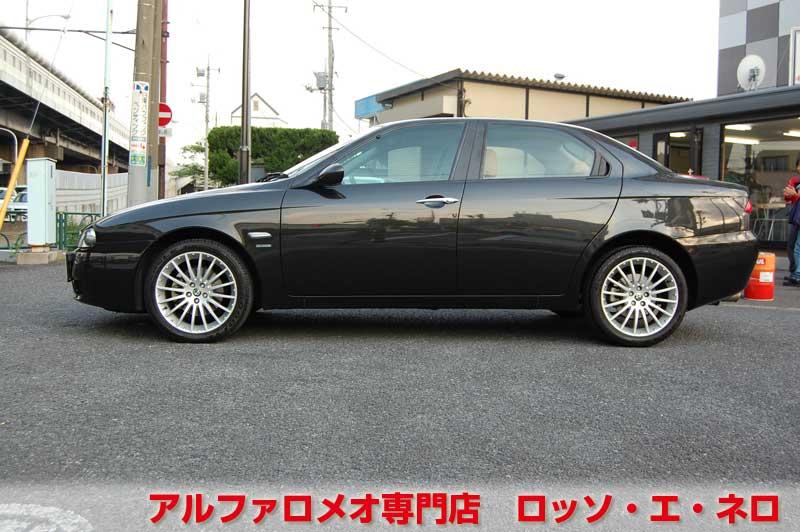 【新入荷】　アルファロメオ156　2.5Ｖ6Ｑシステム　フェイズ３（後期型）　ハラマブラック・タンレザー　ワンオーナー