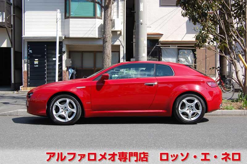 アルファロメオブレラ　スカイウィンドウ　2.2JTS・6MT・赤