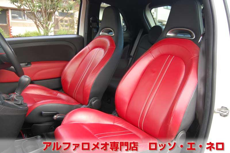 アバルト500　右ハンドル　5ＭＴ/ホワイト