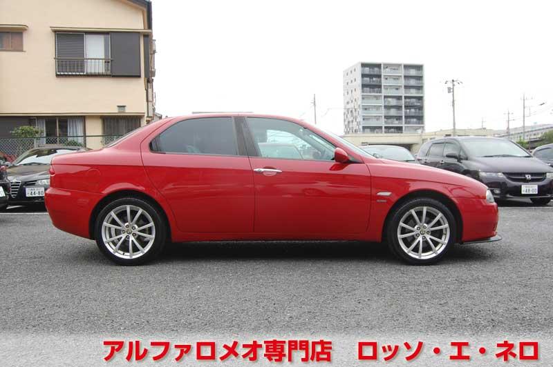 【新入荷】　アルファロメオ156　後期・2.0JTS・5MT　赤・29000キロ
