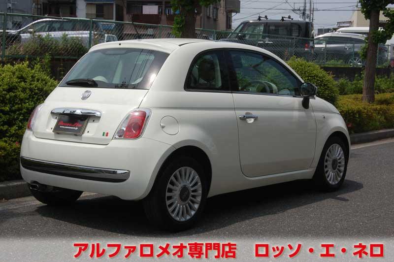フィアット500　1.2・8Ｖ・ラウンジ　白・ＡＴ