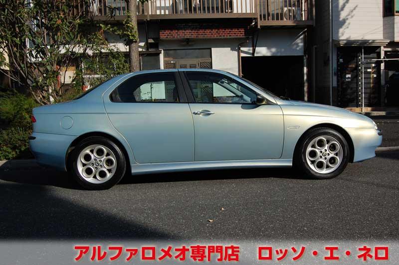 【新入荷】　アルファロメオ156 2.5V・6MT　ヌヴォラブルー　走行50,000キロ