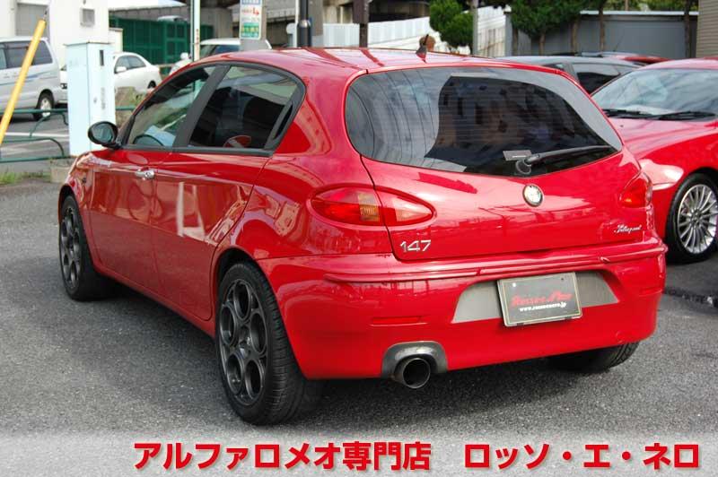【新入荷】　アルファロメオ147　ツインスパークセレスピード　アルファレッド・5ドア　タンレザー
