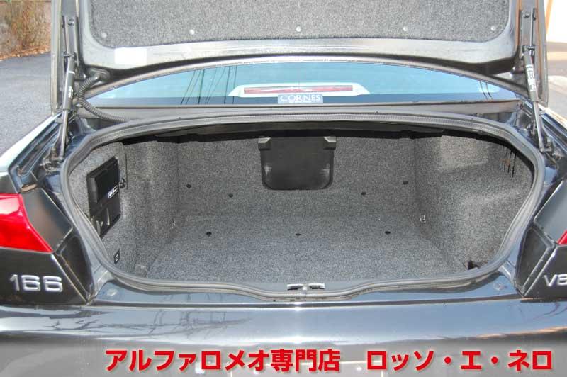 アルファロメオ166　3.0V6・ブラック　エグゼクティブ　タイベル一式交換済み