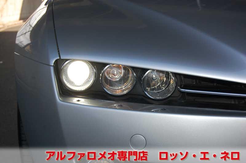 アルファロメオ159　スポーツワゴン　2.2ＪＴＳセレスピード　シルバー・ベージュ内装　19インチＡＷ・ナビ