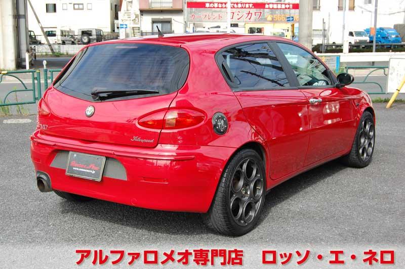 【新入荷】　アルファロメオ147　ツインスパークセレスピード　アルファレッド・5ドア　タンレザー