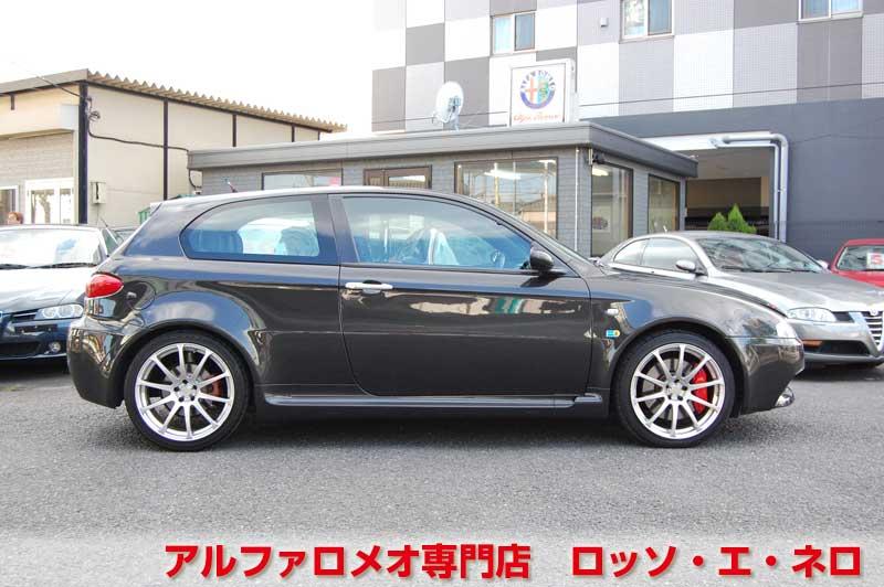 アルファロメオ147GTA　3.2V6セレスピード　ブラック・社外マフラー　ローダウン・18ＡＷ　タイベル一式交換済み
