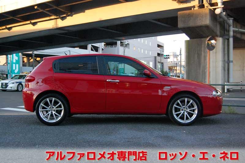 アルファロメオ147ＴＩ　ツインスパーク・5ＭＴ　後期・赤・左ハンドル　クラッチＯ/Ｈ済み